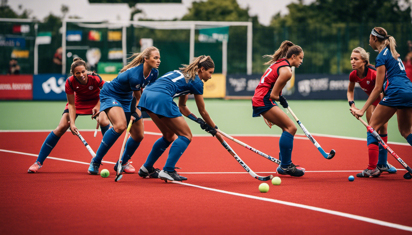 An image showcasing the diverse cultural variations in field hockey rules and gameplay